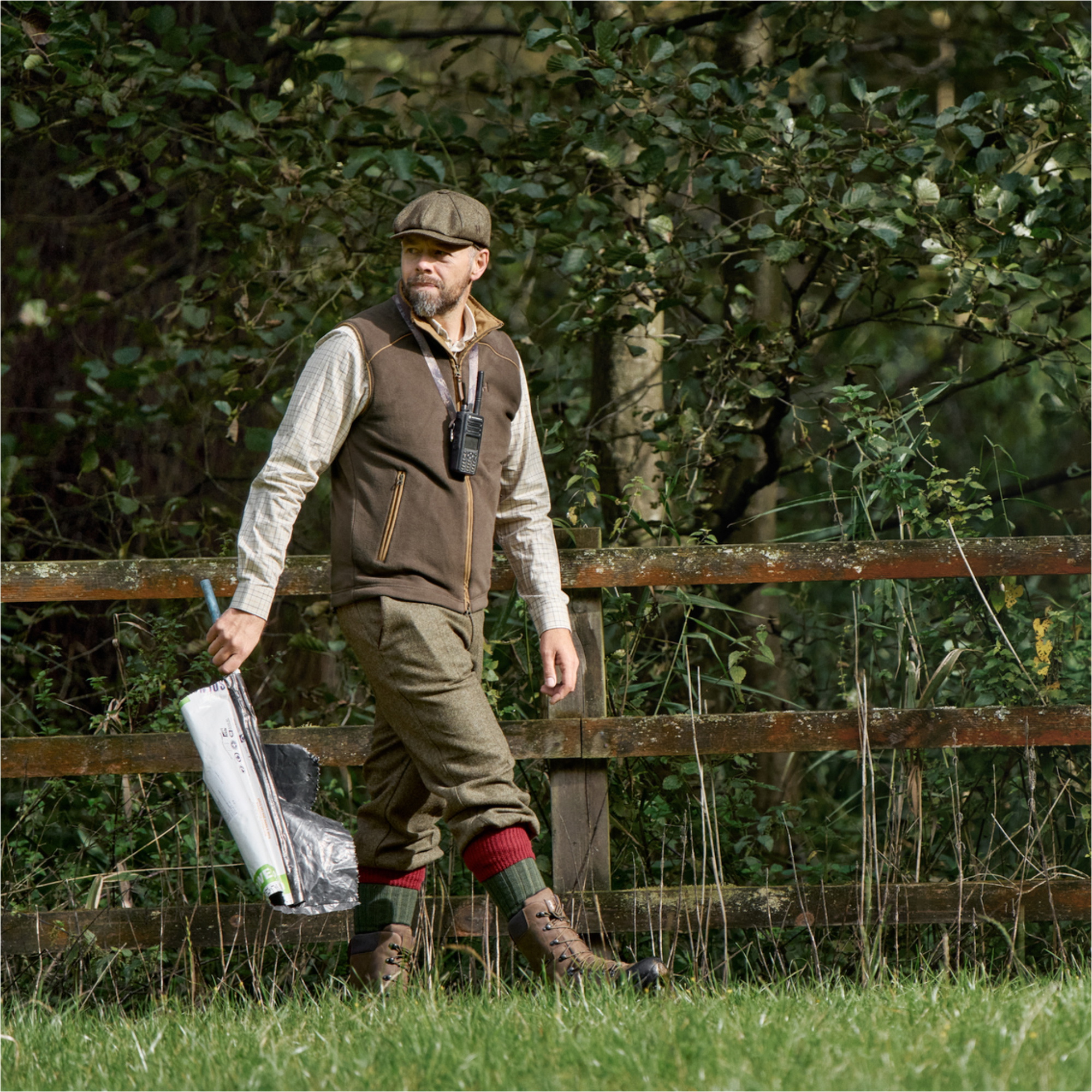 2026 Harkila Mens Sandhem 200 Waistcoat 10084 - Demitasse Brown